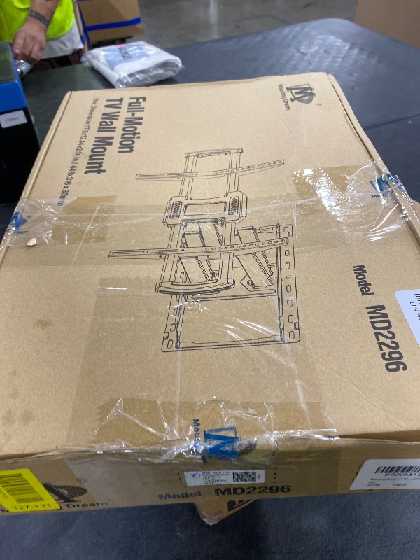 Photo 1 of Mounting Dream TV Wall Mount, UL Listed Full Motion Mount Bracket for 42-84 Inch Flat Screen TVs, Swivel Articulating Dual Arms, Max VESA 600x400mm, 100 LBS Loading, Fits 16 Inches Wood Studs, MD2296