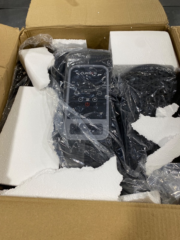 Photo 1 of Under Desk Elliptical Machine, Electric Seated Pedal Exerciser, Mini Elliptical Leg Exerciser with Remoter, 12 Level Speeds, Forward & Reverse Direction, Manual & Auto Mode for Home Office