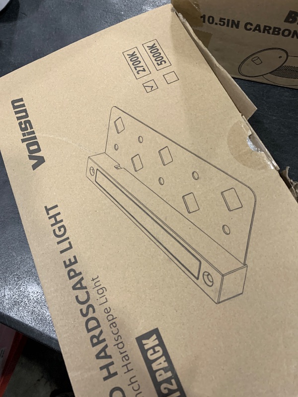 Photo 1 of VOLISUN 12 Pack 7 Inch Retaining Wall Lights, Waterproof LED Hardscape Lighting, Cuttable Low Voltage Landscape Lighting, 12V Paver Lights, 3W Outdoor Step Lights, 2700K Soft White, ETL