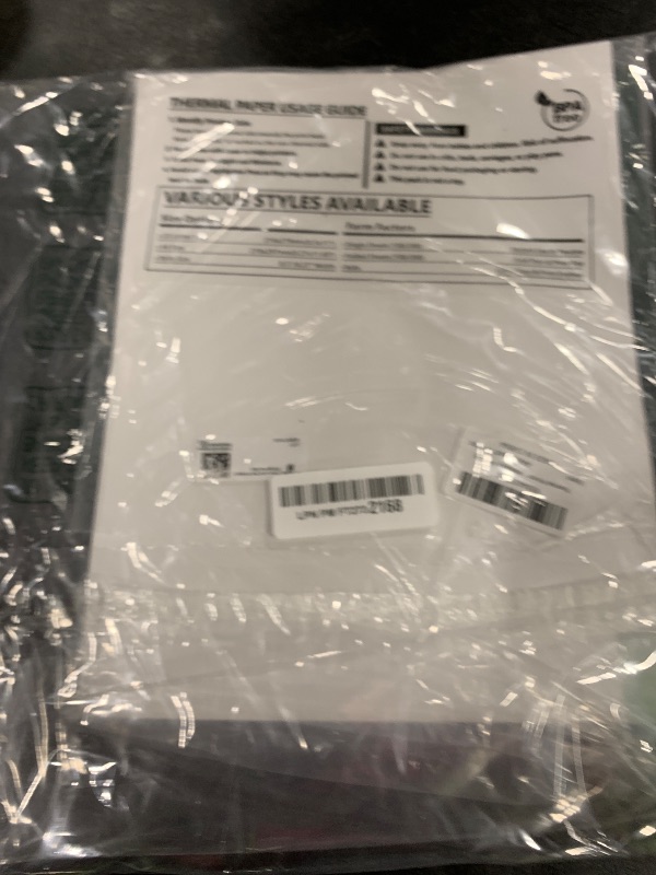 Photo 1 of Thermal Printer Paper 8.5 x 11 Inch, 100 Sheets US Letter Size Thermal Paper, Compatible with M08F/A40 Thermal Portable Printer, Continual Feeding Folded Printing Paper (100 Sheets/Continuous Folding)