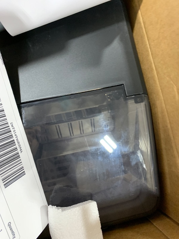 Photo 1 of Aeitto Ice Maker Countertop 26lbs/24H, Ice Machine 8 Ice Cubes Ready in 6 Mins, 2 Sizes of Bullet Ice Portable Ice Makers with Basket & Scoop, Auto Self-Cleaning for Home/Kitchen/Office Stainless