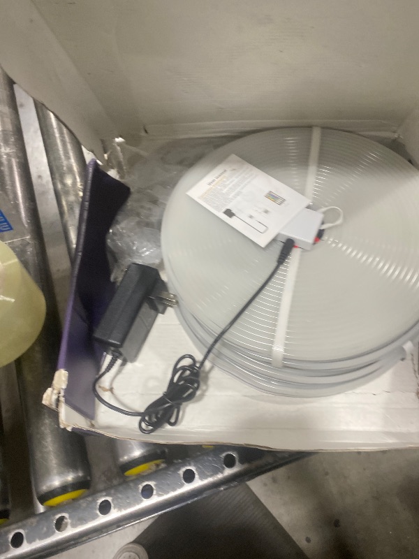 Photo 1 of 150Ft Led Rope Lights, Flexible Neon Lights Control with App/Remote, Multiple Modes, IP65 Outdoor RGB Waterproof, Music Sync Gaming Light Strip for Bedroom Decor