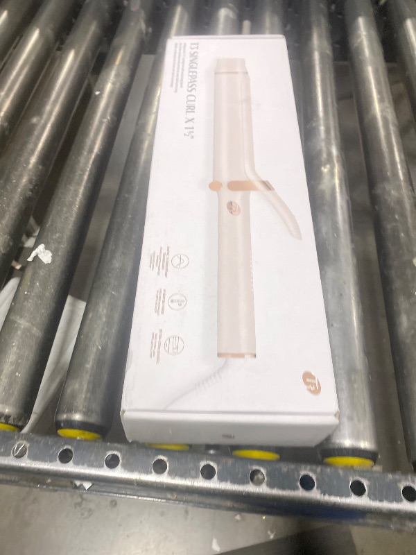 Photo 1 of T3 SinglePass Curl X Extra-Long Barrel Curling Iron with 9 Heat Settings and Ceramic Barrel for Fast Styling and Lasting Results on All Hair Types