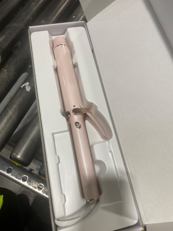 Photo 1 of T3 SinglePass Curl X Extra-Long Barrel Curling Iron with 9 Heat Settings and Ceramic Barrel for Fast Styling and Lasting Results on All Hair Types