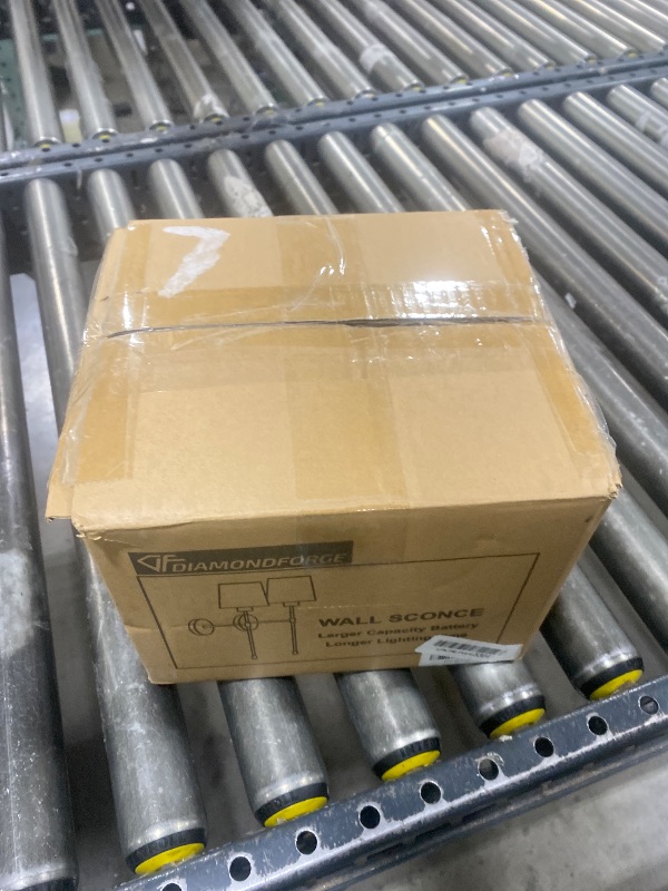 Photo 1 of 10000mAh Battery Operated Wall Sconces Set of Two, Wireless Sconces Set of 2 Wall Light with RGB Rechargeable Magnetic Bulb, Sconces Wall Decor Set of 2 for Living Room Bedroom, Gold