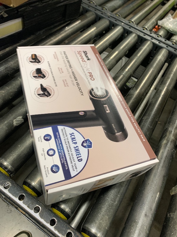 Photo 1 of Shark SpeedStyle Pro Professional Performance High-Velocity Hair Dryer System with Scalp Shield and IQ Speed Styling & Drying Suite, Straight and Wavy Hair, Lightweight, Ionic, No Heat Damage, HD731