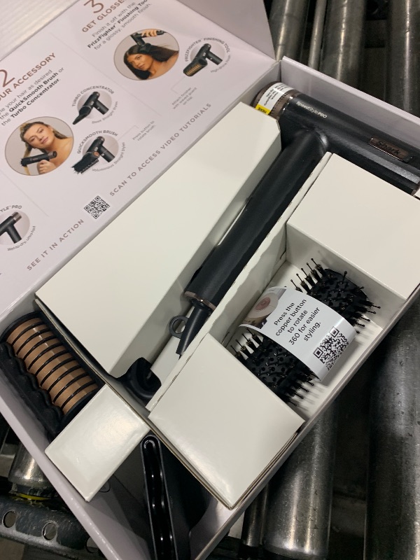 Photo 1 of Shark SpeedStyle Pro Professional Performance High-Velocity Hair Dryer System with Scalp Shield and IQ Speed Styling & Drying Suite, Straight and Wavy Hair, Lightweight, Ionic, No Heat Damage, HD731