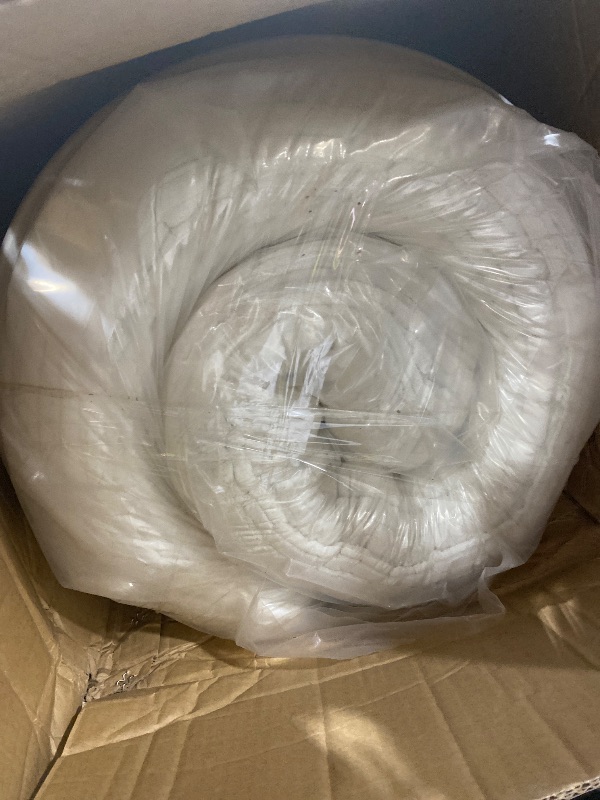 Photo 1 of Modern Minimalist 108 in. Square Arm 2-piece Polyester Modular Sectional Sofa in. White?Corduroy?