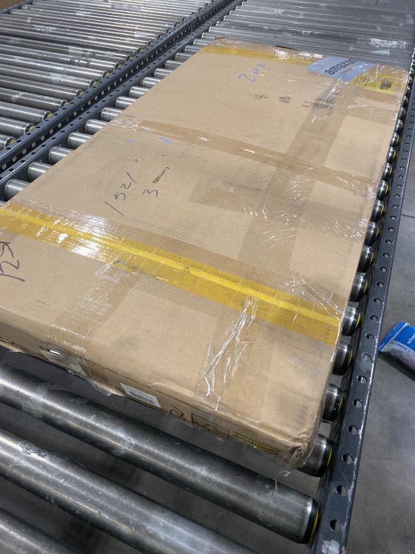 Photo 1 of 9x4 FT Outdoor Storage Shed with Acrylic Windows, Utility Tool Shed Metal Storage Garden Shed with Door & Lock for Bike Storage, Waterproof Trash Shed for Backyard Garden Patio, Dark Dray