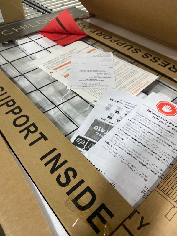 Photo 1 of Delta Children NEW Gateway Mini Convertible Baby Crib with Mattress, Grey