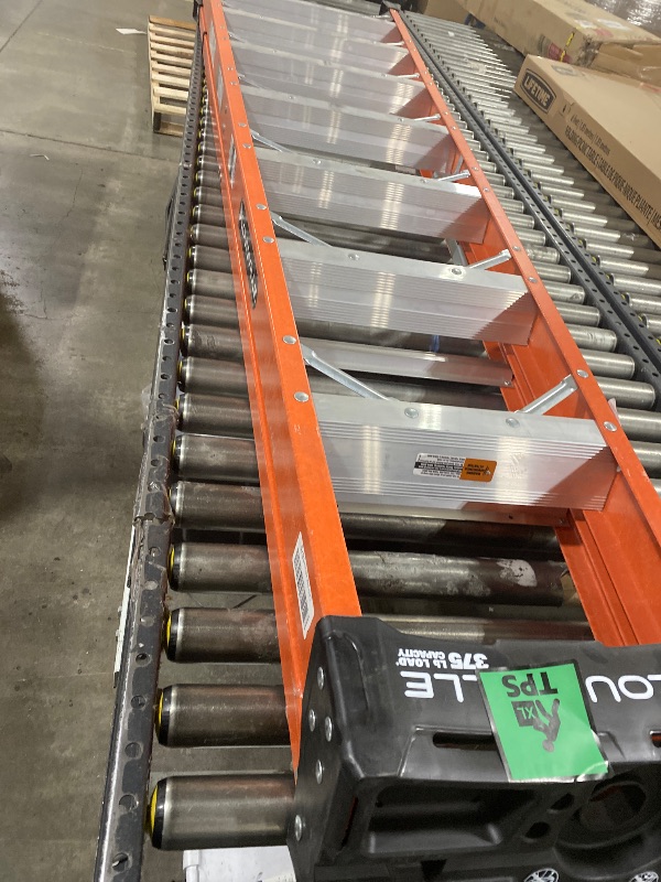 Photo 1 of Louisville Ladder 8-Foot Fiberglass Step Ladder, 375-Pound Load Capacity, Type IAA, FS1408HD