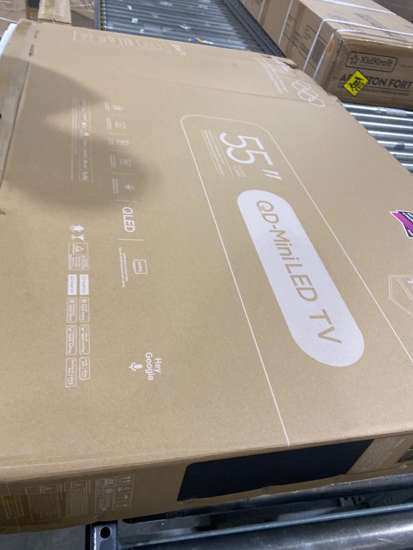 Photo 1 of TCL 55 Inch Class QM6K Series | Mini LED QLED 4K HDR | 55QM6K, 2025 Model | 120HZ-144HZ High Brightness Smart Google TV Dolby Atmos Onkyo Audio | Voice Remote Alexa Gaming Streaming Television