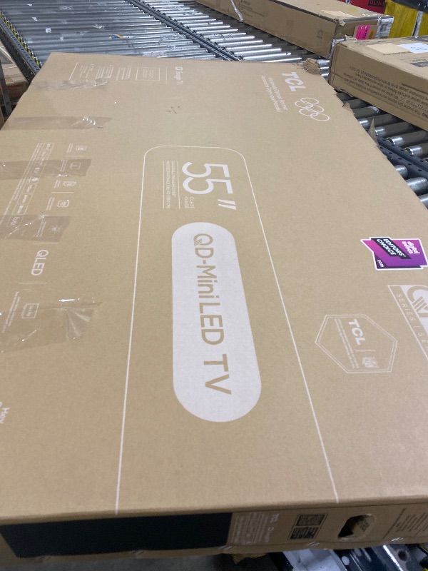 Photo 1 of TCL 55 Inch Class QM6K Series | Mini LED QLED 4K HDR | 55QM6K, 2025 Model | 120HZ-144HZ High Brightness Smart Google TV Dolby Atmos Onkyo Audio | Voice Remote Alexa Gaming Streaming Television
