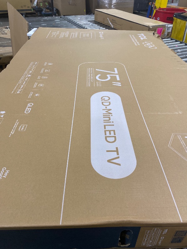 Photo 1 of TCL 75 Inch Class QM6K Series | Mini LED QLED 4K HDR | 75QM6K, 2025 Model | 120HZ-144HZ High Brightness Smart Google TV Dolby Atmos Onkyo Audio | Voice Remote Alexa Gaming Streaming Television