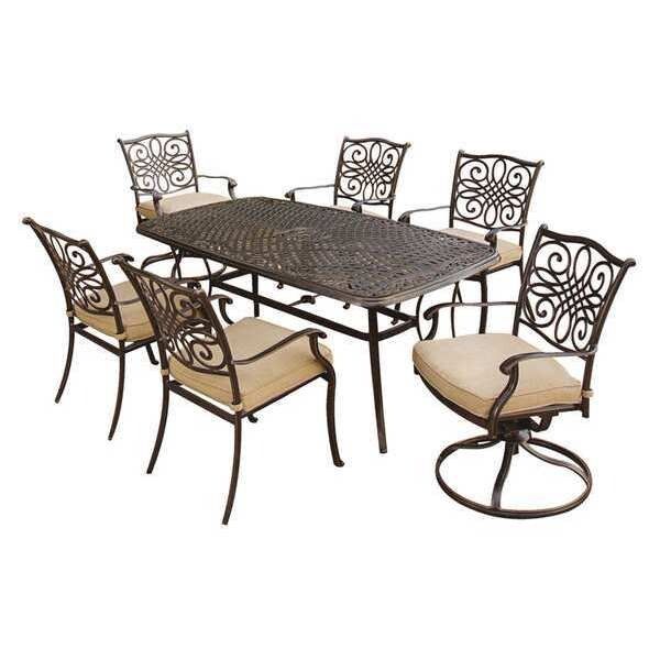 Photo 1 of Dining Set, Outdoor, 7 Pc
