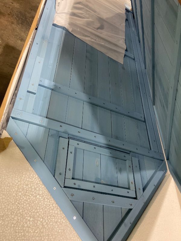 Photo 1 of Outopee Wood Storage Shed Wood Outdoor Storage Shed (Floor Included)