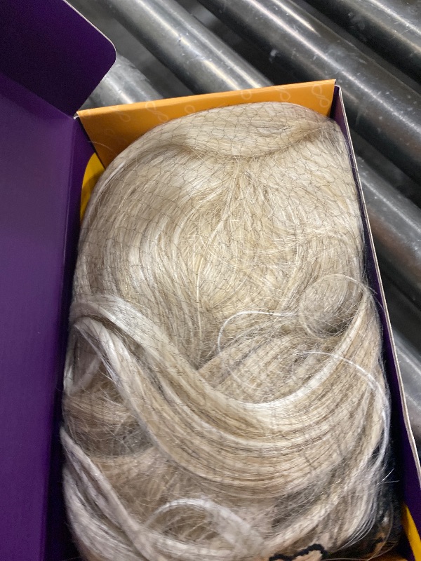 Photo 1 of KOME Blonde Synthetic Lace Front Wig,13x4 HD Lace Layered Wave Glueless Wigs for Women Daily Use 26IN