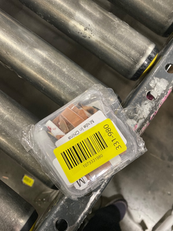 Photo 1 of 100% 5D Handmade Press on Nails with Charms Long Square Nails Press ons- French Tips False Nails Brown Cherry Butterfly Red Charms Press on Nails for Women Girls Daily Wear DIY Manicure Size M