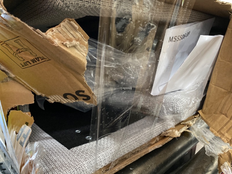 Photo 1 of Marsail Modern 3 Seater Sofa for Living Room, 89" Couch with Deep Seats and Wide Armrests