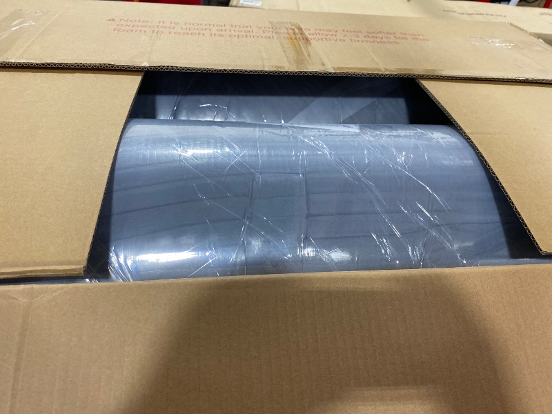 Photo 1 of CAMMOO 108” Cloud Sectional Couch in One Box, Compressed Modular Sectional Sofa with Deep Seat, Corduroy Boneless Couches, L-Shaped Sofa for Living Room, 4 Storage Pockets(Left Facing Chaise, Grey)