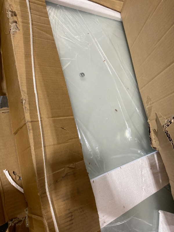 Photo 1 of DELAVIN 56-59" W x 72" H Frameless Glass Shower Door, Smooth Sliding Shower Doors with 5/16" Tempered Ultra-Clear Glass, Matte Black Shower Door with Stainless Steel Hardware, Reversible Installation
