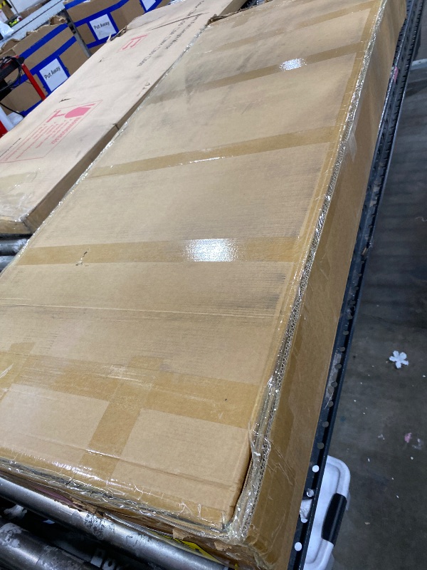 Photo 1 of Ieejdn 59" Home Office Desks, Executive Desk, Farmhouse Computer Desk with 7 Drawers and Charging Station, File Drawer, Rustic Computer Writing Desk,Antique Cream