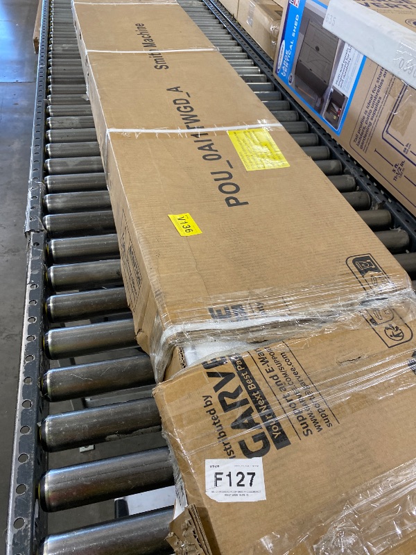 Photo 1 of Garvee All-in-One Smith Machine Home Gym – Power Rack, Squat Cage, Dual Lat Pulldown, Cable Crossover & Adjustable Bench – Compact Full-Body Strength Trainer, Red & Black Set