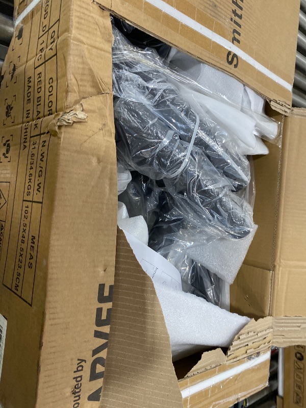 Photo 1 of Garvee All-in-One Smith Machine Home Gym – Power Rack, Squat Cage, Dual Lat Pulldown, Cable Crossover & Adjustable Bench – Compact Full-Body Strength Trainer, Red & Black Set