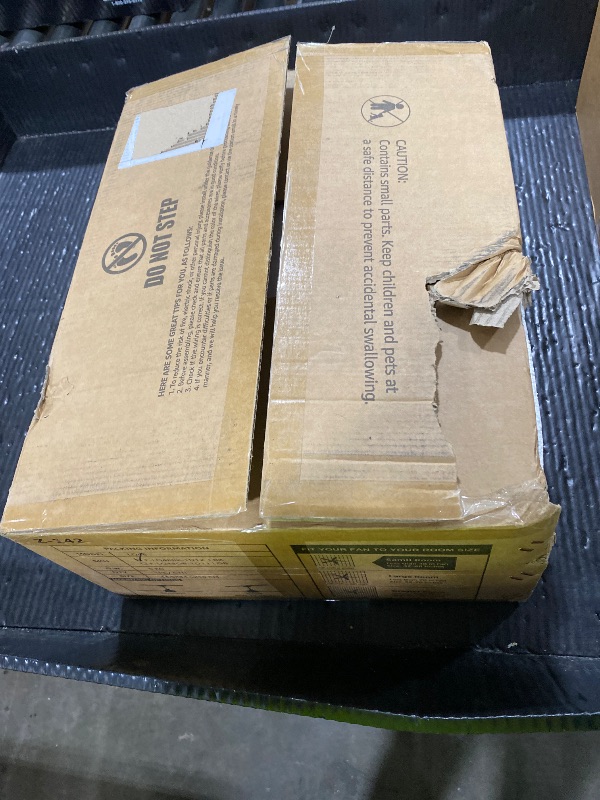 Photo 1 of 1 Pack Farmhouse 48 Inch Ceiling Fans with Lights, Black Industrial Caged Ceiling Fans for Bedroom Living Room, Double-Sided 5 Blades Rustic Ceiling Fan-Black