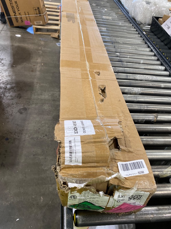 Photo 1 of hykolity 8FT Linkable LED Linear Light, 80W 9200lm 3000K/4000K/5000K CCT Selectable, 0-10V Dimmable Architectural LED Suspension Office Lighting Fixture for Market, Garage, ETL,4 Pack-Black