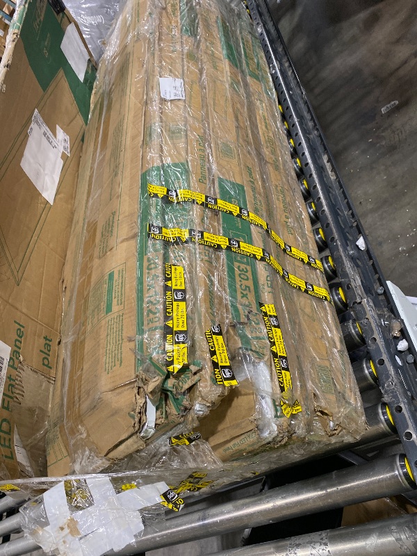 Photo 1 of Lithonia Lighting CPX 1x4 LED Flat Panel Light, 1 Ft. x 4 Ft. LED Light Panel, Ceiling Lighting Fixture, 2500/3200/4000 Adjustable Lumens, 3500K/4000K/5000K Switchable CCT, Smooth Satin Lens, White 10 PACK