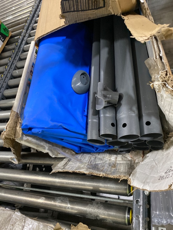 Photo 1 of INTEX 28207EH Beachside Metal Frame Above Ground Swimming Pool Set: 10ft x 30in – Includes 330 GPH Cartridge Filter Pump – Puncture-Resistant Material – Rust Resistant – 1185 Gallon Capacity