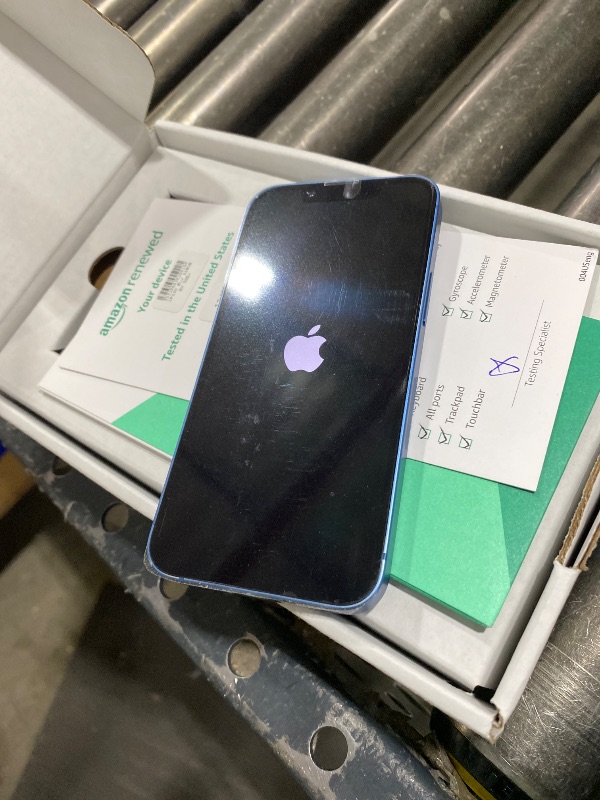 Photo 1 of Apple iPhone 13 Mini, 128GB, Blue - Unlocked (Renewed Premium)