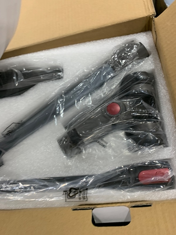 Photo 1 of BSNAW Cordless Stick Vacuum Cleaner - Rechargeable, 35Kpa Powerful Vacuums with Detachable Battery, LED Display, 45Mins Runtime, 8 in 1 Handheld Vacuum for Hardfloor & Carpets Pet Hair, Red