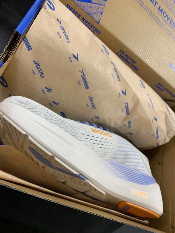 Photo 1 of Brooks Women’s Ghost Max 3 Neutral Running & Walking Shoe - Coconut/Blue Heron/Orange - 8.5 Medium