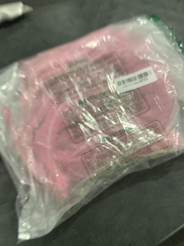 Photo 1 of 100 Pcs Disposable Nonwoven Bouffant Caps 21 Inch Hair Net Elastic Cap Hair Cover Hats for Beauty Salon Hospital Spa Catering Dust-free Workspace(Pink)