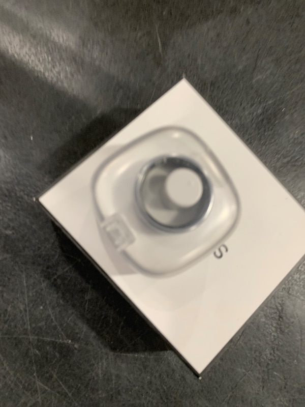 Photo 1 of Smart Ring Health Tracker - IP68 Water Resistance, Sleep & Exercise Monitoring, iOS & Android Compatible, Long Lasting Battery Life, No Subscription Required, Unisex for Women & Men (Silver, 10)