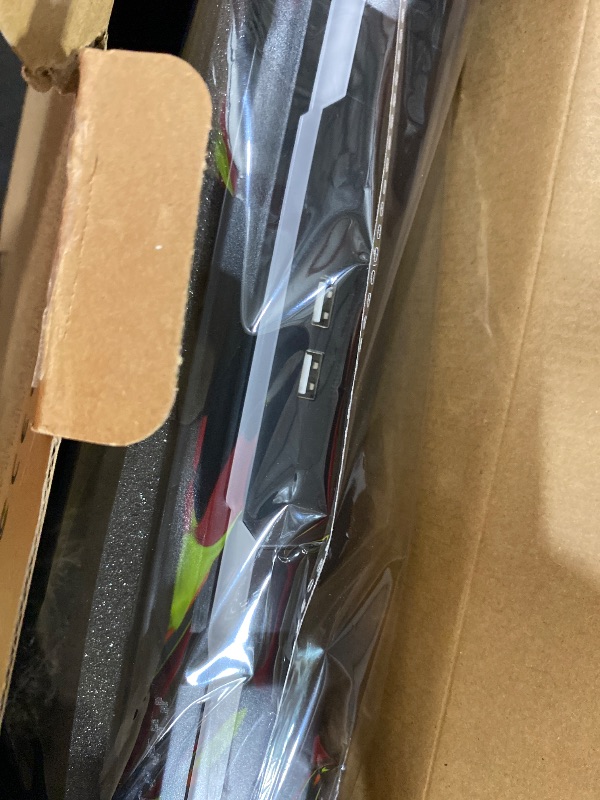 Photo 1 of llano V12 Ultra Laptop Cooling Pad with Smart Software Control, RGB Gaming Laptop Fan Cooler Stand, 5.5" Turbo Fan, Adjustable Speed, 3-Port USB 3.0 Hub, 3 Height Stands, for 15.6"-19" Laptops, Black