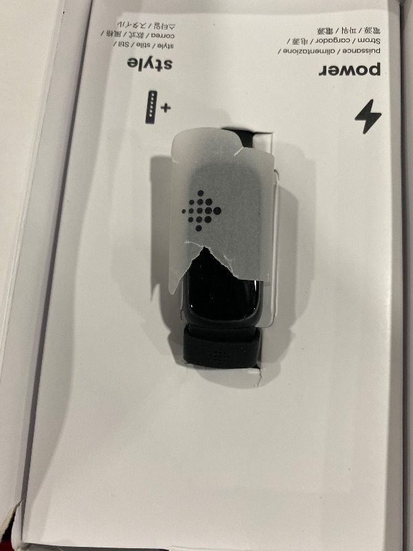 Photo 1 of Fitbit Inspire 3 Health &-Fitness-Tracker with Stress Management, Workout Intensity, Sleep Tracking, 24/7 Heart Rate and more, Midnight Zen/Black One Size (S & L Bands Included)