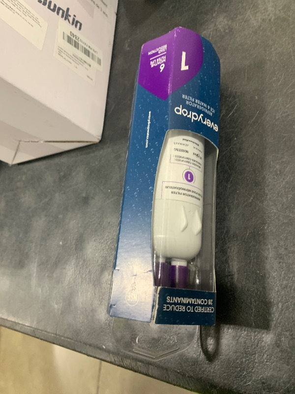 Photo 1 of everydrop by Whirlpool Ice and Water Refrigerator Filter 1, EDR1RXD1, Single-Pack , Purple