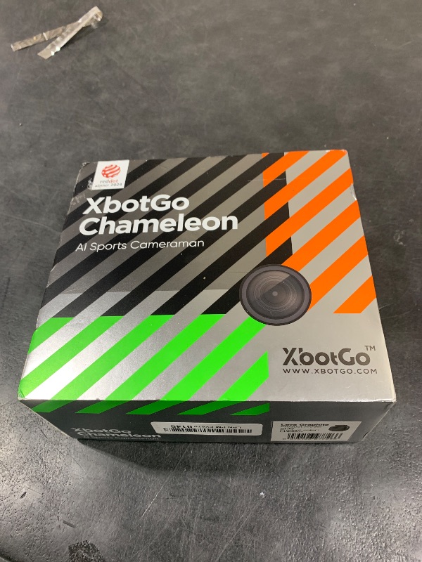 Photo 1 of XbotGo Chameleon AI Auto Sports Action Camera - 4K 60FPS Soccer Camera and Basketball Tracking Camera for Team Sports, Live Streaming, No Subscription, Works with iOS & Android (Lava Graphite)