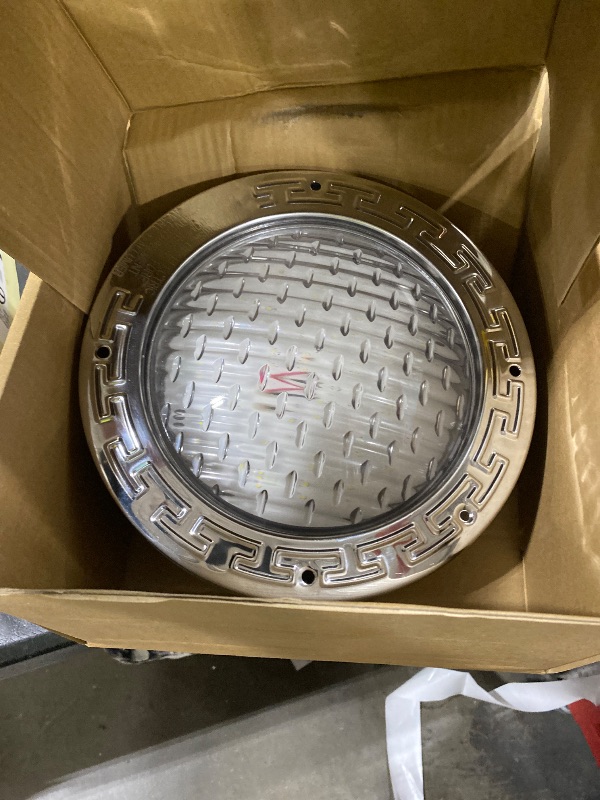 Photo 1 of HQUA PN01 LED Inground Pool Lighting System 120V AC 10 Inch 40W, 6500K Cool White, 100 Feet Cord