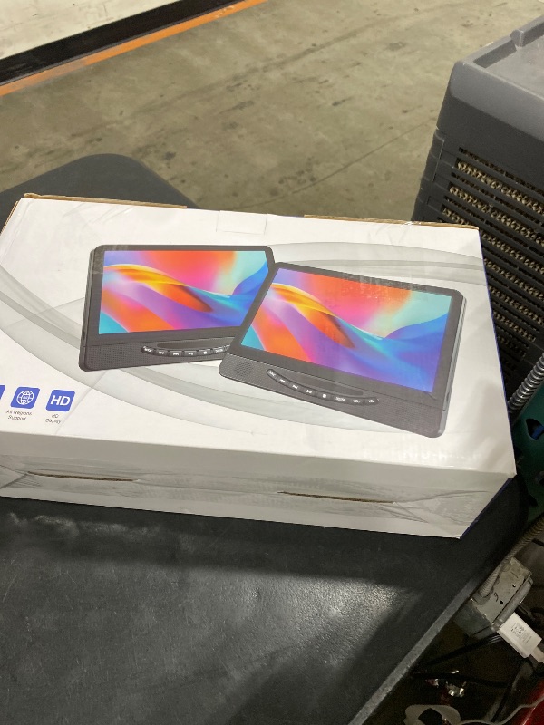 Photo 1 of NON-FUNCTIONAL, PARTS ONLY-------------------------------------Portable Car DVD Player with Dual Screens - 12 Inch Full HD Headrest Monitors for Long Road Trips, Keep Kids Entertained with Separate Movie Playback