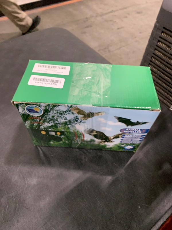 Photo 1 of Ultrasonic Bird Repeller Solar Powered Bird Deterrents Bird Repellent Devices Outdoor with IP65 Waterproof Pigeon Woodpecker Goose Deterrent for House Pigeon Repellent for Balconies Patio Garden Farm