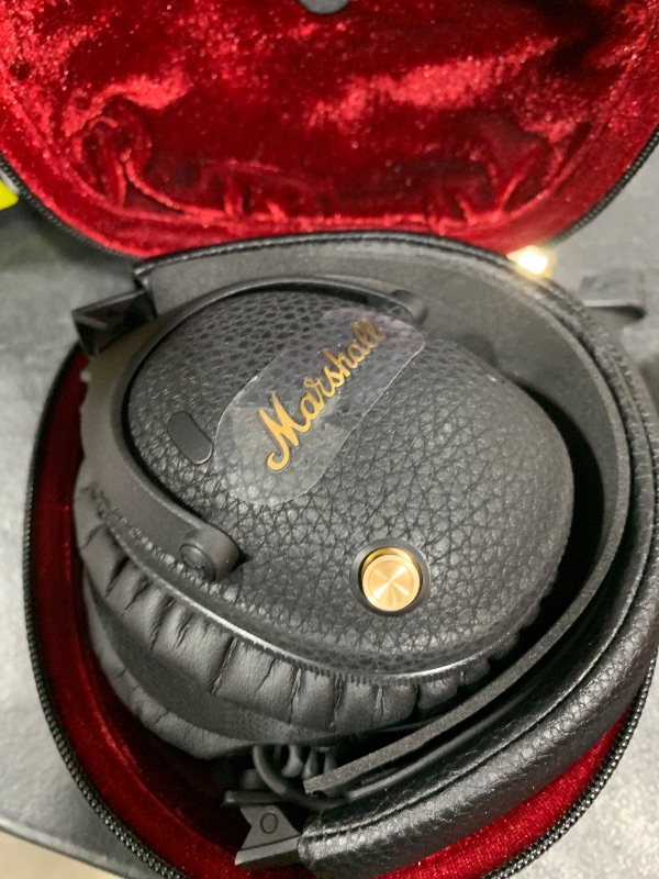 Photo 1 of Marshall Monitor III A.N.C. Over-Ear Bluetooth Headphones - Active Noise Cancelling with Microphone | 100+ Hrs Wireless Playtime | Lightweight, Foldable Design for Travel - Black