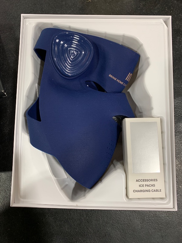 Photo 1 of INIA Glow 4D Wireless Red Light Therapy Mask for face – Dual NIR, 320 LEDs, 4 Modes, Under-Eye Cooling, Cordless & Rechargeable LED Face Mask for Home & Travel, Skincare Gifts for Women Mom Wife, Blue