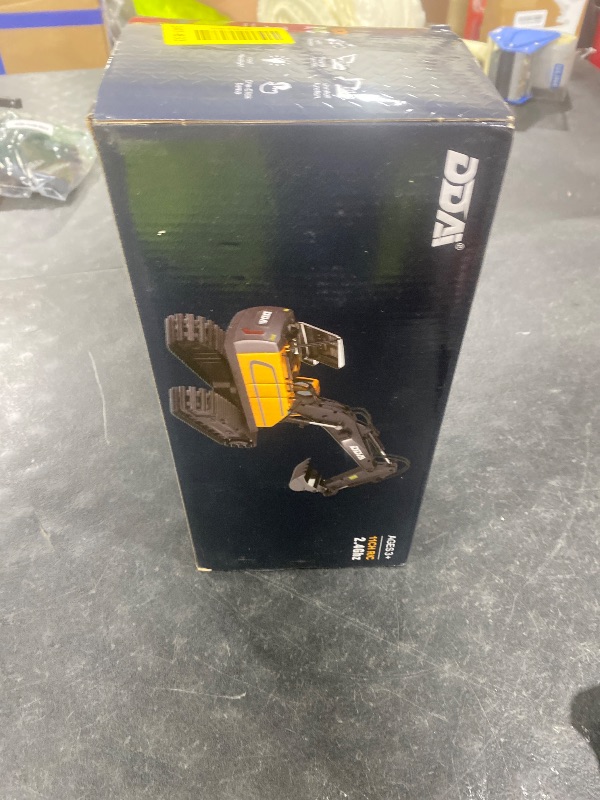 Photo 1 of DDAI Remote Control Excavator Toys for Boys 8-12 Kids Best Gift Ideas for Age 3 4 5 6 7 8 9 10+ Year Old Boy Rechargeable RC Construction Excavators Digger Vehicles Engineering Toys with Metal Shovel