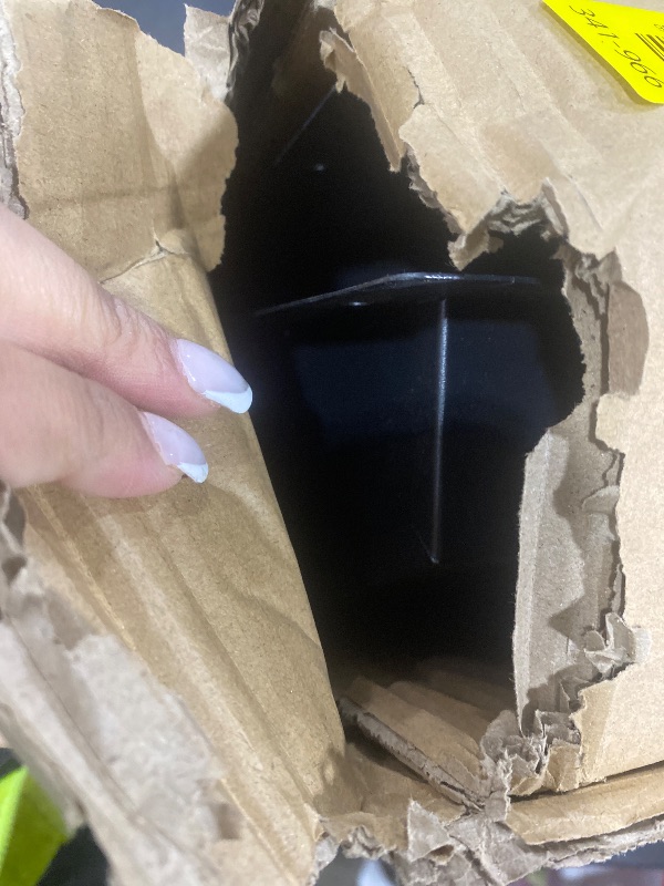 Photo 1 of 10 Inch Hooded Wall Vent with Screen and Damper, Outdoor Wall Exhaust Vent Cover Cap for Residential Housing Kitchen Rangeand Outside Air Exhaust, Galvanized Steel,Widely Applicable, Black