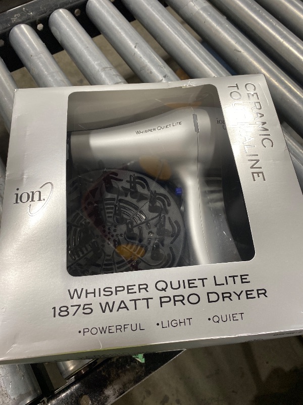Photo 1 of Ion Whisper Quiet Lite Ionic Ceramic Hair Dryer, 1875 Watts, Lightweight, Powerful, 4 Temperatures, 2 Speeds
