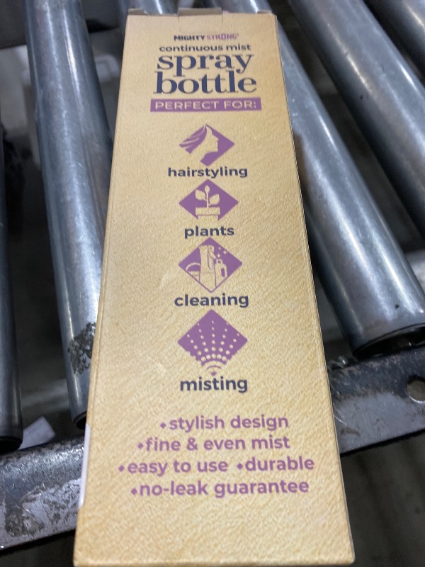 Photo 1 of 10 OZ Continuous Spray Bottles - Ultra Fine Mist Sprayer | Water Spray Bottle For Hair Stuff, Mister Spray Bottle For Plants Mister | Hair Spray Bottles For Hairstyling, Cleaning, Salons